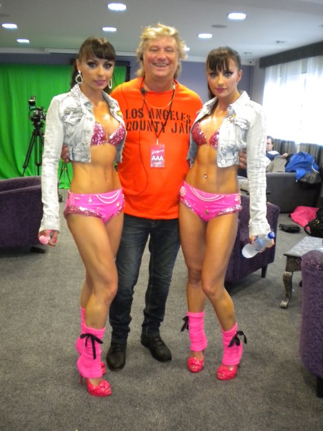 with The Cheeky Girls pride 2012