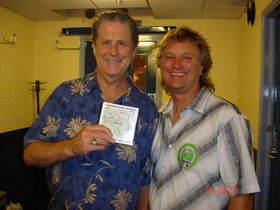 Barry with Brian Wilson
